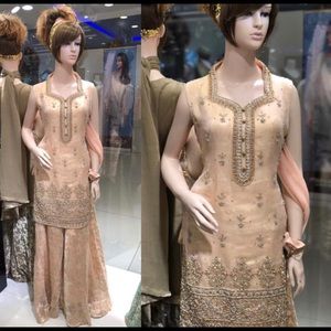 heavy embroidered dresses